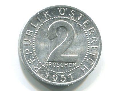 RAKOUSKO. 2 Groschen 1951.
