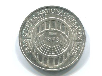 NĚMECKO. 5 Mark 1973/G. Frankfurter Nationalversammlung. Ag.
