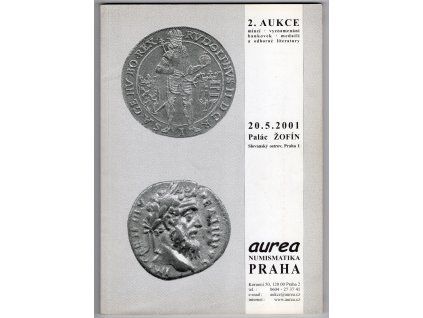 Aukční katalog firmy Aurea Praha, č. 02 / 20. 5.2001.