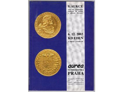 Aukční katalog firmy Aurea Praha, č. 09 / 6.12..2003.