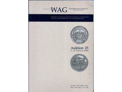 Aukční katalog firmy Westfalische Auktions-Gesellschaft, č. 25 / 9.-12. 2.2004.