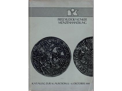 Aukční katalog firmy Künker, č. 14 /  2.-4.10.1989.
