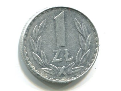 POLSKO. 1 złoty 1978. Značka.