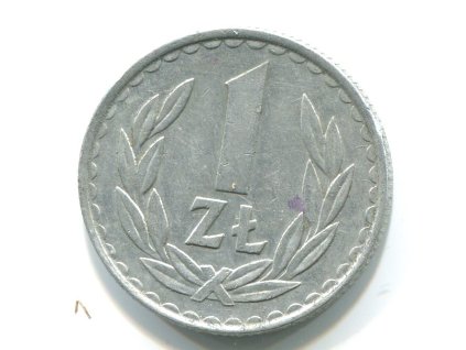 POLSKO. 1 złoty 1986.