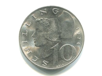 RAKOUSKO. 10 Schilling 1974.