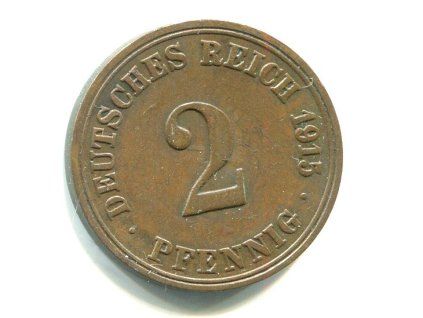NĚMECKO. 2 Pfennig 1915/A.