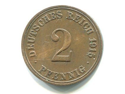 NĚMECKO. 2 Pfennig 1915/A.