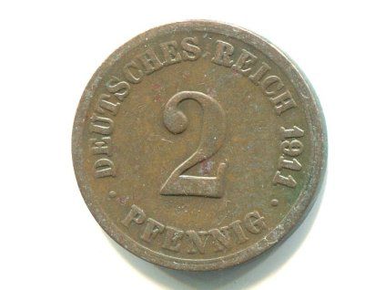 NĚMECKO. 2 Pfennig 1911/A.