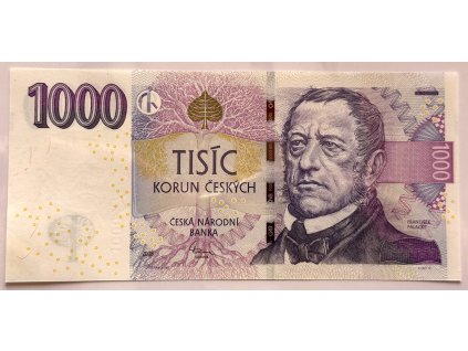 ČESKO. 1000 korun 2008. Série S 16. Hej. CZ 28.