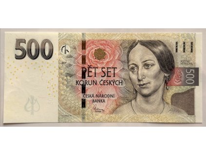ČESKO. 500 korun 2009. Série K 01. Hej. CZ 29