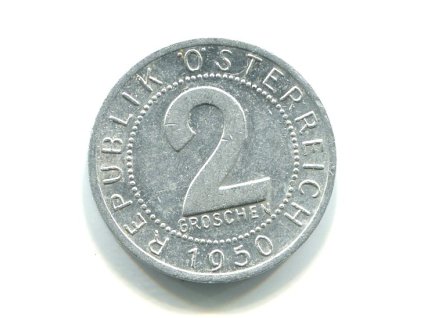 RAKOUSKO. 2 Groschen 1950.
