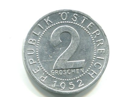 RAKOUSKO. 2 Groschen 1952.
