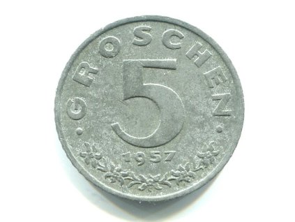 RAKOUSKO. 5 Groschen 1957.
