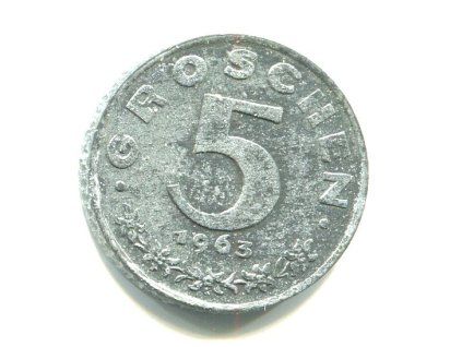 RAKOUSKO. 5 Groschen 1963.