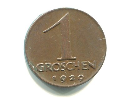 RAKOUSKO. 1 Groschen 1929.