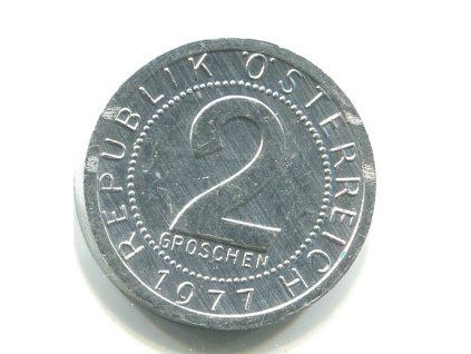 RAKOUSKO. 2 Groschen 1977.