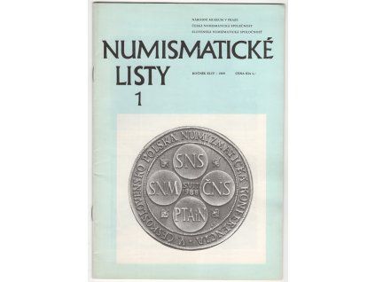 Numismatické listy. 1989. Neváz.