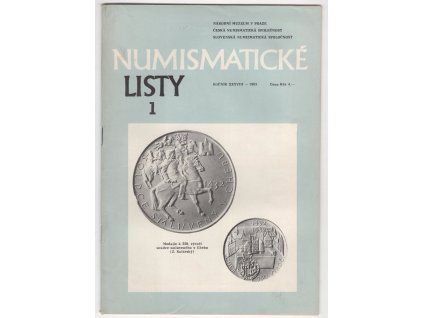 Numismatické listy. 1983. Neváz.
