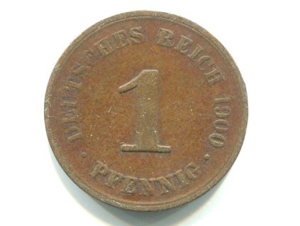 NĚMECKO. 1 Pfennig 1900/A.