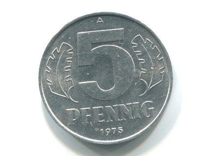 NDR. 5 Pfennig 1975.