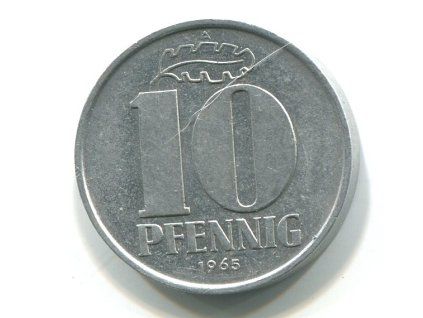 NDR. 10 Pfennig 1965.