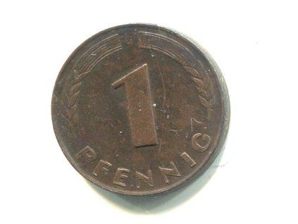 NĚMECKO. 1 Pfennig 1948/G.
