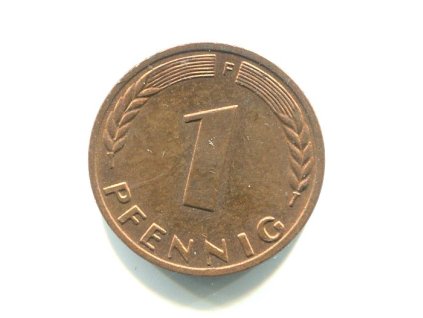 Německo. 1 Pfennig 1950/F.