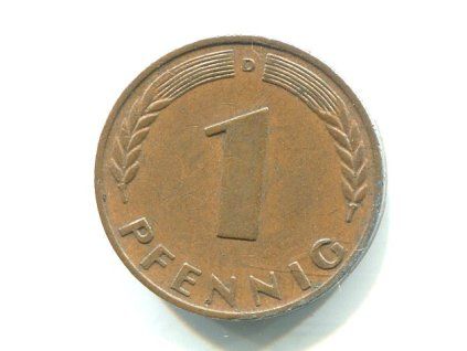 Německo. 1 Pfennig 1967/D.