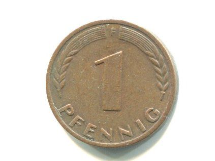 Německo. 1 Pfennig 1968/F.