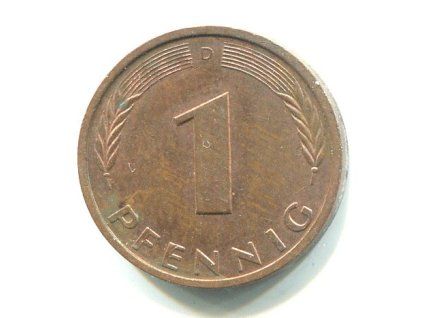 NĚMECKO. 1 Pfennig 1996/D.
