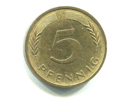 NĚMECKO. 5 Pfennig 1981/J