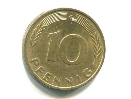 NĚMECKO. 10 Pfennig 1980/G