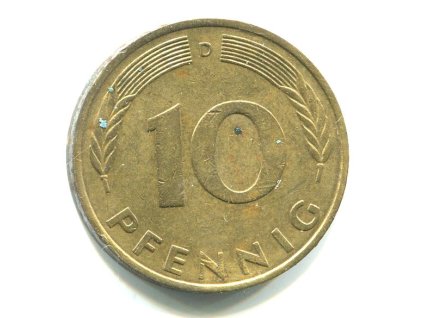 NĚMECKO. 10 Pfennig 1978/D