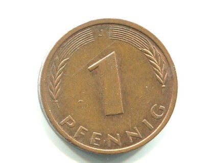 NĚMECKO. 1 Pfennig 1981/J