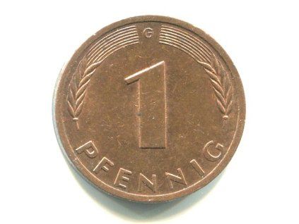 NĚMECKO. 1 Pfennig 1978/G