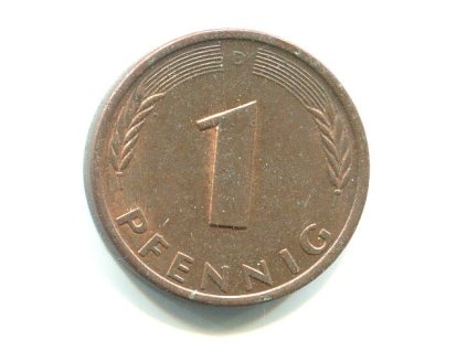 NĚMECKO. 1 Pfennig 1978/D