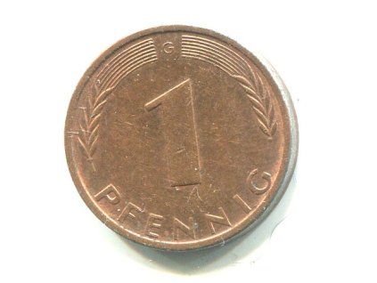 NĚMECKO. 1 Pfennig 1976/G