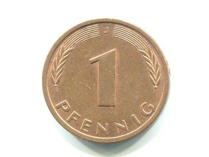 NĚMECKO. 1 Pfennig 1983/J