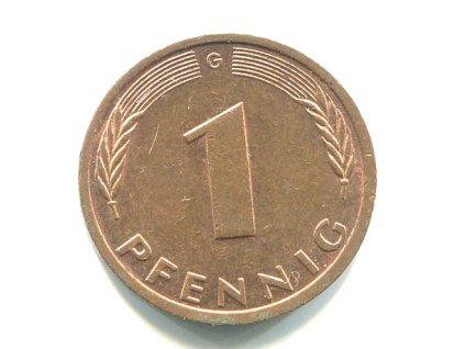 NĚMECKO. 1 Pfennig 1982/G