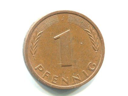 NĚMECKO. 1 Pfennig 1985/J