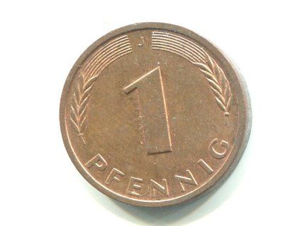 NĚMECKO. 1 Pfennig 1979/J