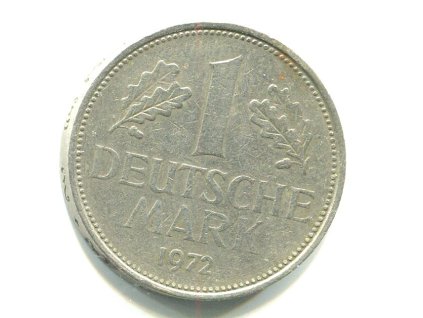 NĚMECKO. 1 Mark 1972/F
