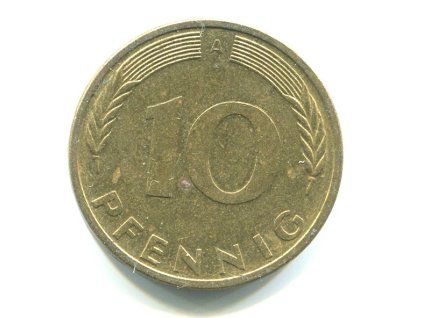 NĚMECKO. 10 pfennig 1994/A