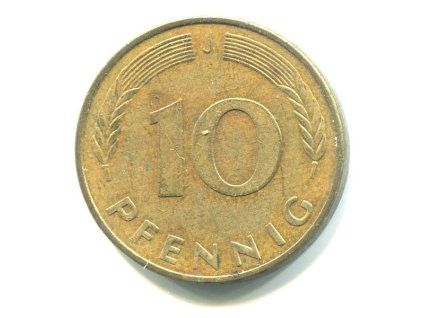 NĚMECKO. 10 pfennig 1979/J