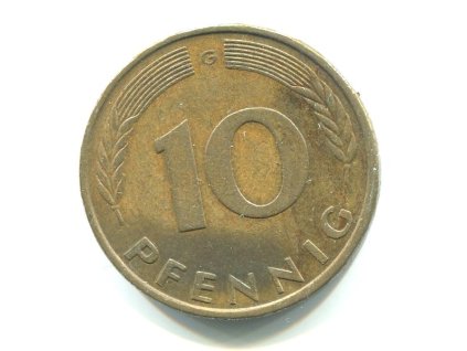 NĚMECKO. 10 pfennig 1979/G