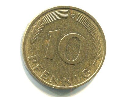 NĚMECKO. 10 pfennig 1978/G