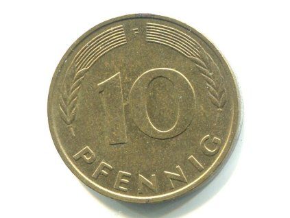 NĚMECKO. 10 pfennig 1977/F