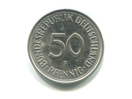 NĚMECKO. 50 Pfennig 1981/F
