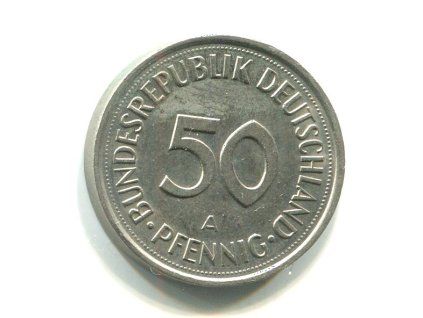 NĚMECKO. 50 Pfennig 1990/A