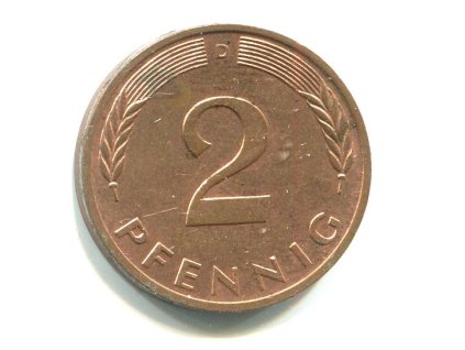 NĚMECKO. 2 Pfennig 1981/D